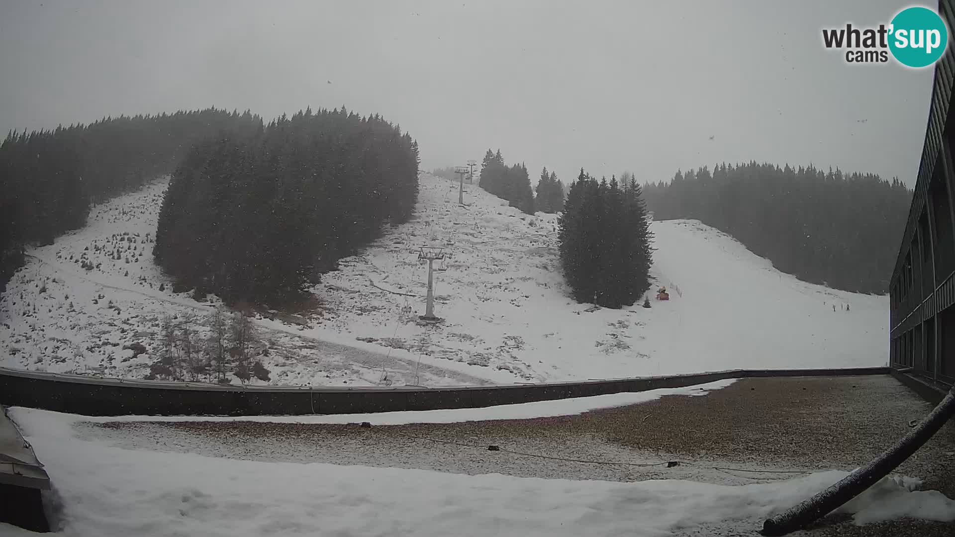 Webcam en direct de la station de ski de GOLTE – vue sur Medvedjak – Slovénie