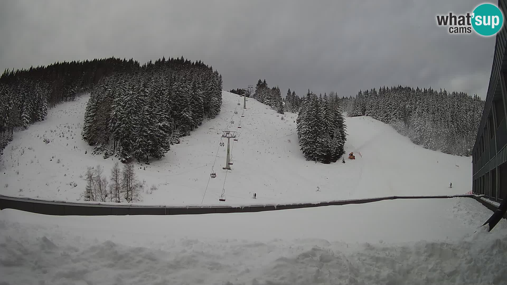 GOLTE Ski resort live webcam – view to Medvedjak – Slovenia