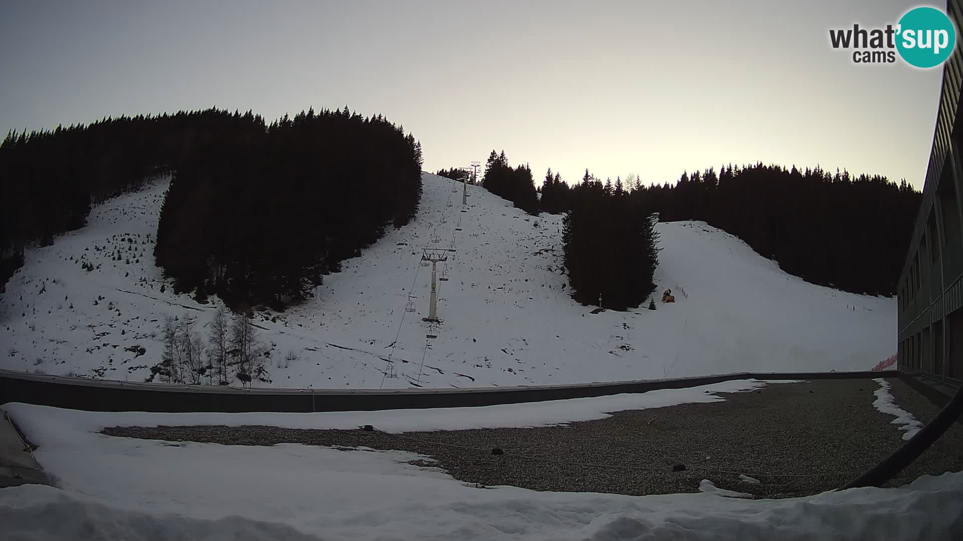 GOLTE Ski resort live webcam – view to Medvedjak – Slovenia