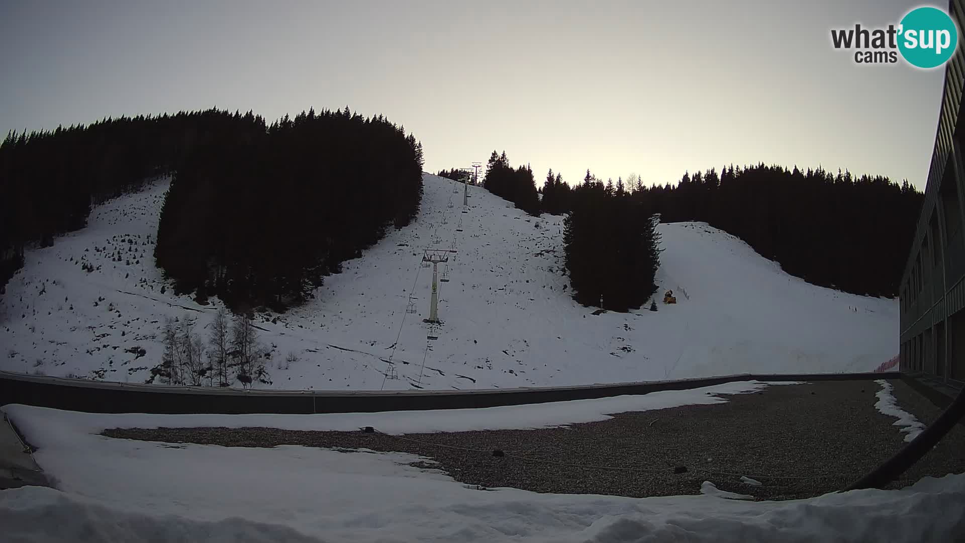 GOLTE Ski resort live webcam – view to Medvedjak – Slovenia