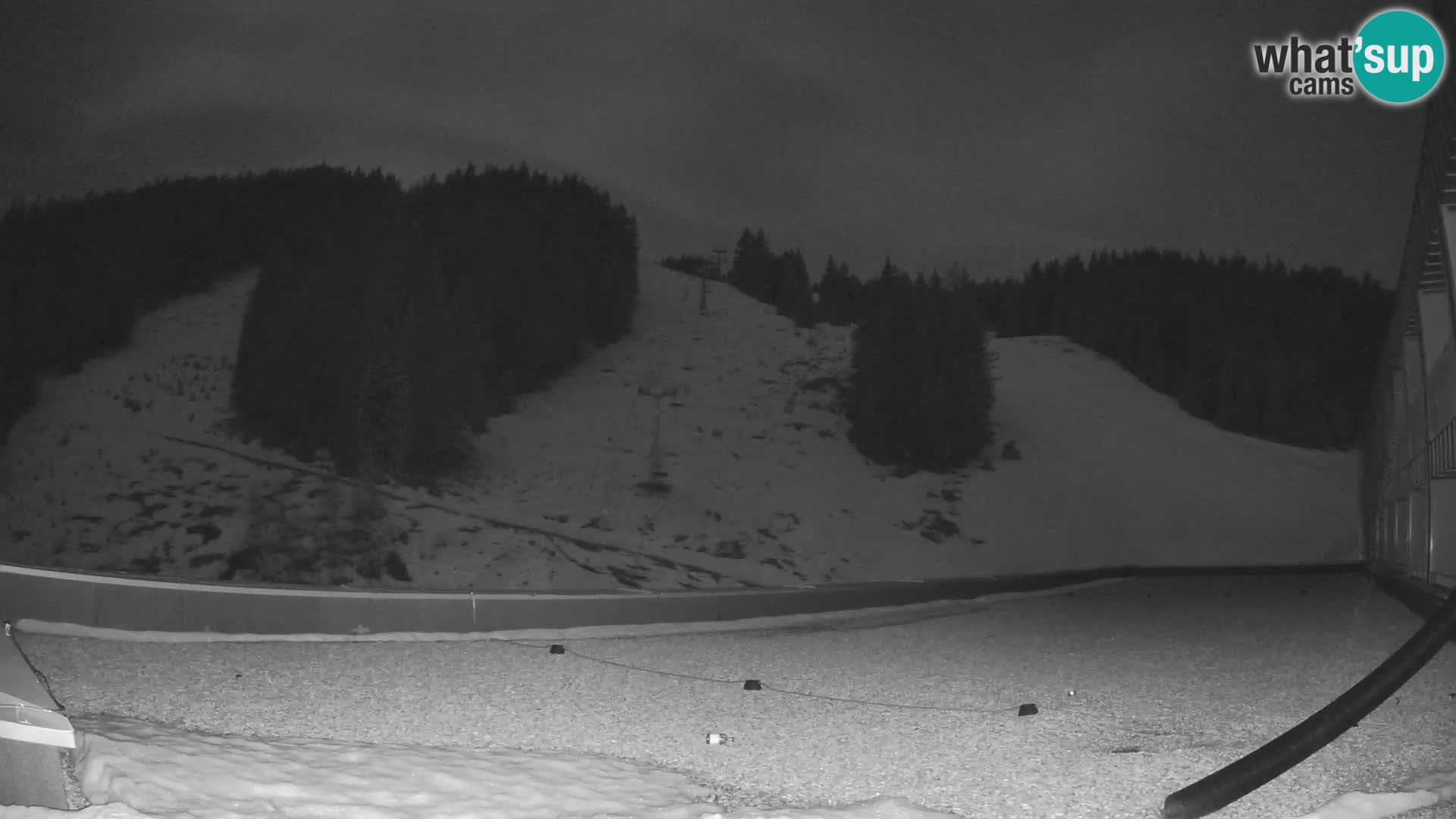 Cámara web en vivo de la estación de esquí GOLTE – vista a Medvedjak – Eslovenia