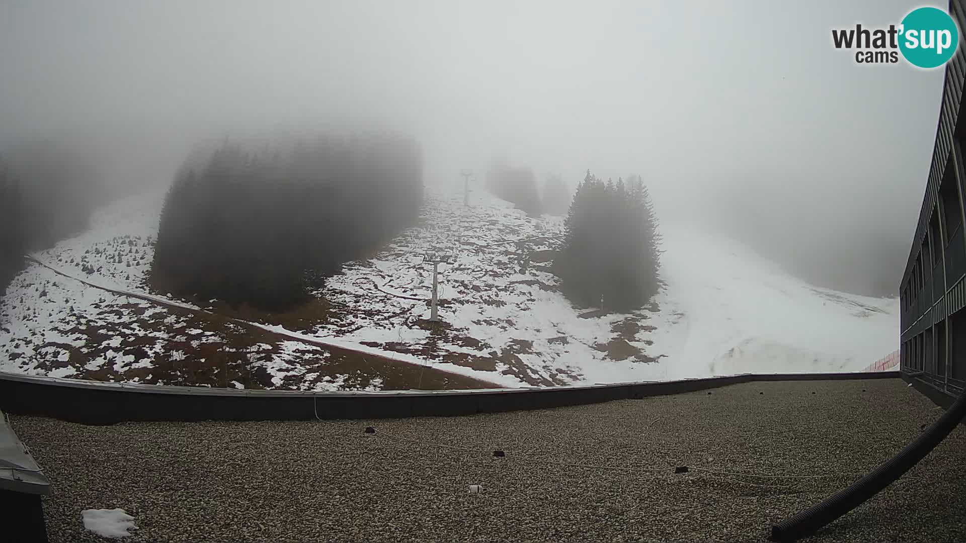 Cámara web en vivo de la estación de esquí GOLTE – vista a Medvedjak – Eslovenia