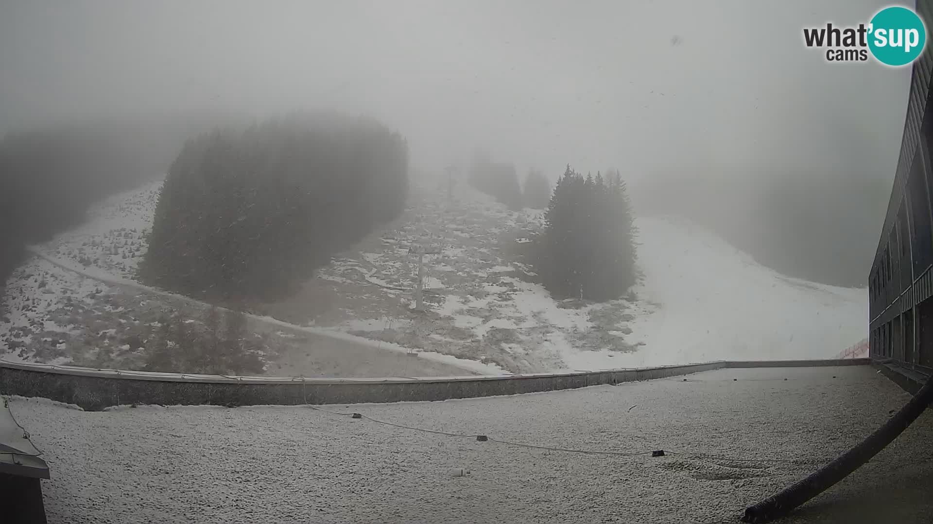 Cámara web en vivo de la estación de esquí GOLTE – vista a Medvedjak – Eslovenia