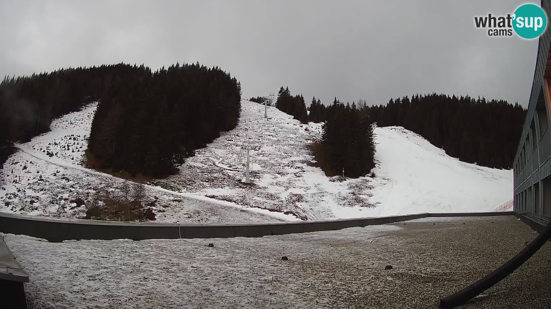 GOLTE Skigebiet webcam – Schöne Aussicht auf Medvedjak – Slowenien