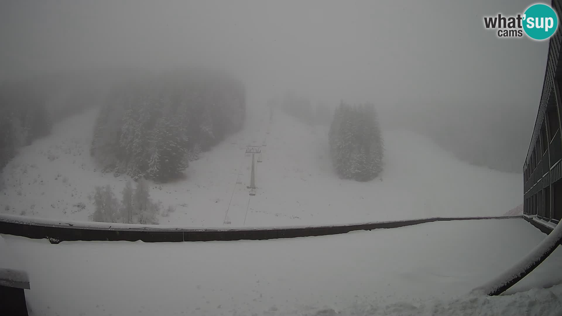 GOLTE Ski resort live webcam – view to Medvedjak – Slovenia