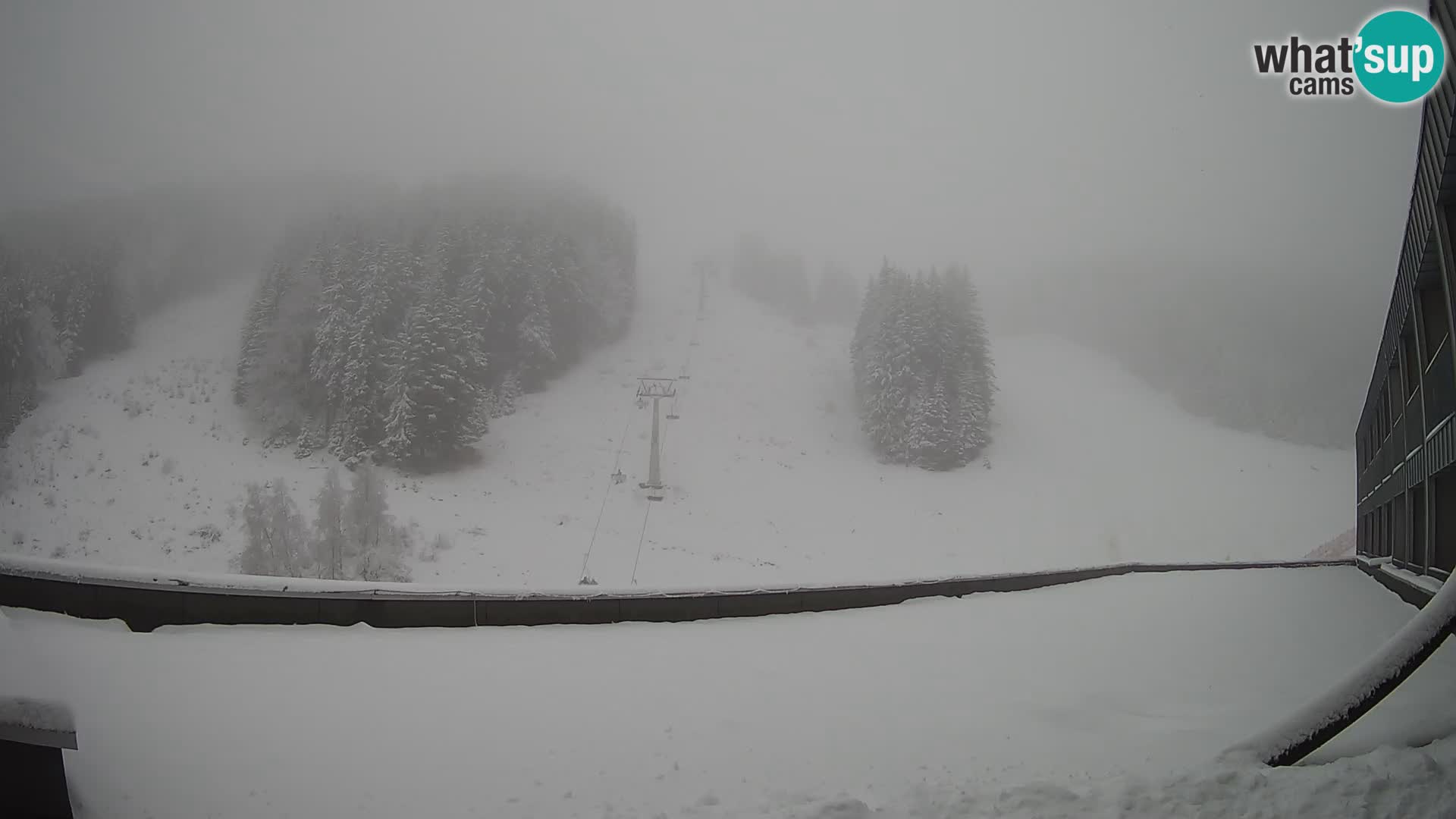 GOLTE Ski resort live webcam – view to Medvedjak – Slovenia