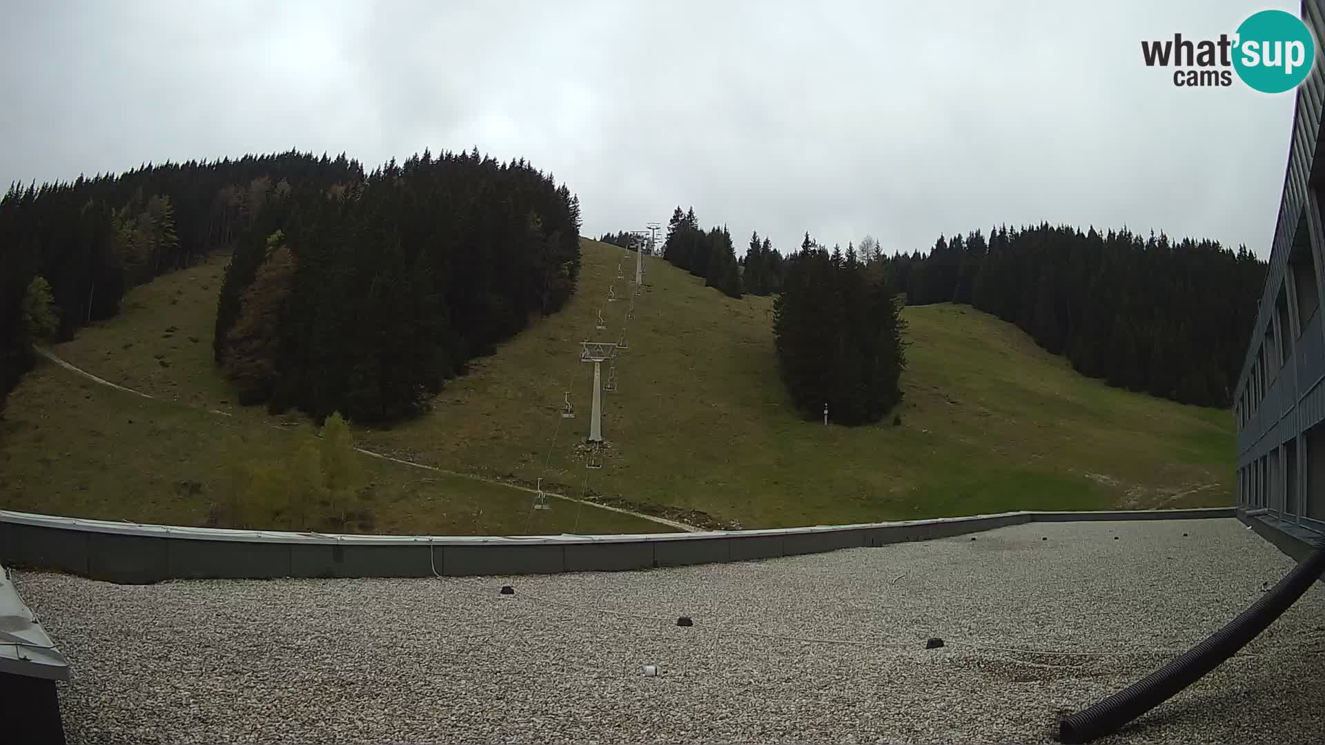 GOLTE Ski resort live webcam – view to Medvedjak – Slovenia