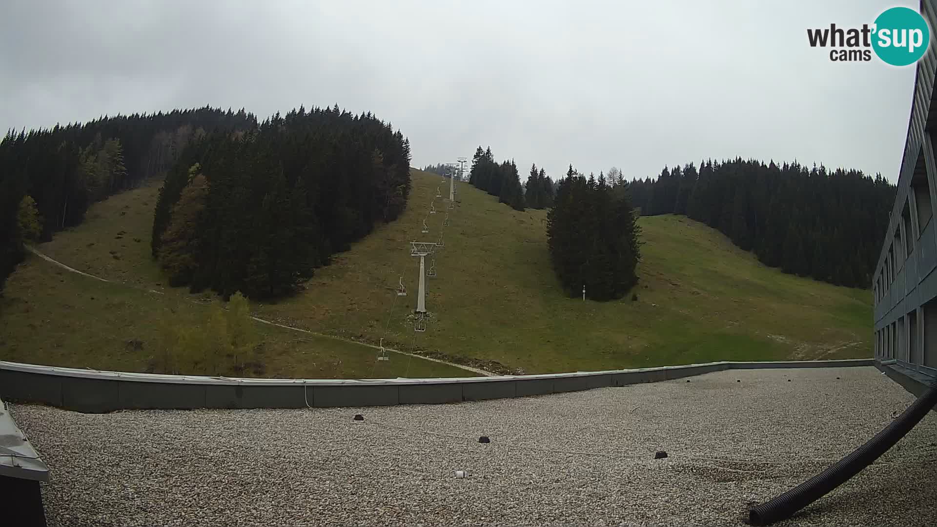 Webcam en direct de la station de ski de GOLTE – vue sur Medvedjak – Slovénie