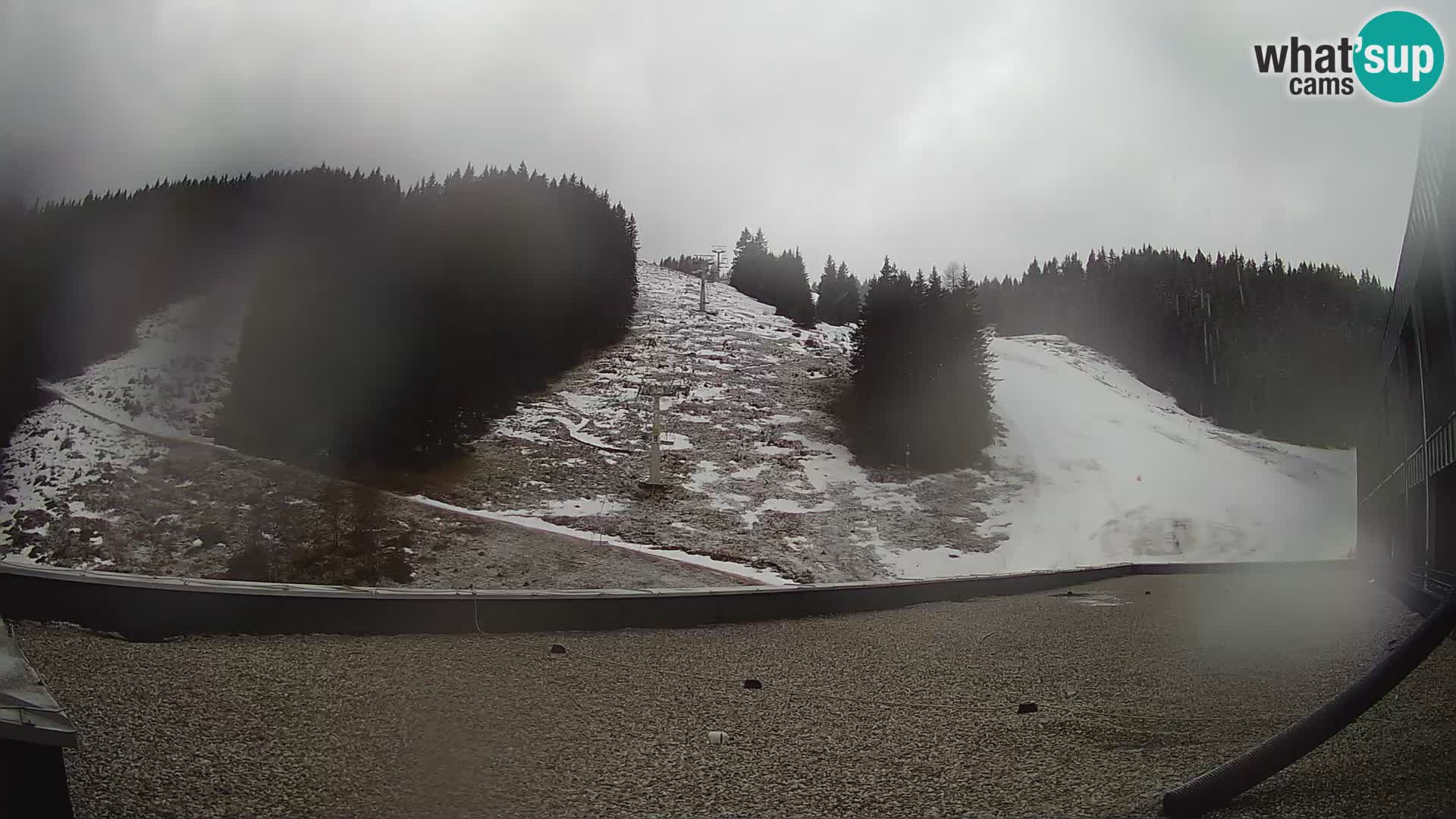 Webcam en direct de la station de ski de GOLTE – vue sur Medvedjak – Slovénie