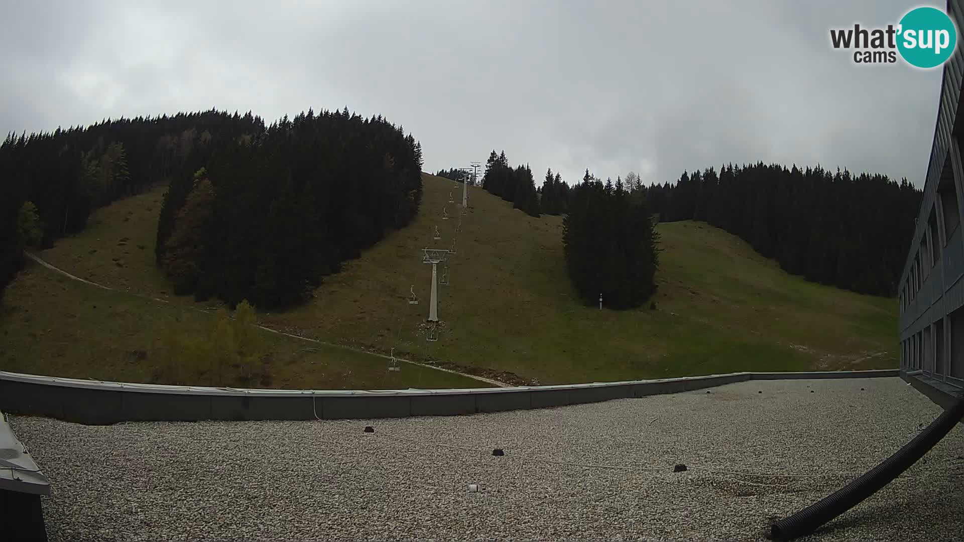 GOLTE skijalište web kamera – pogled na Medvedjak – Slovenija