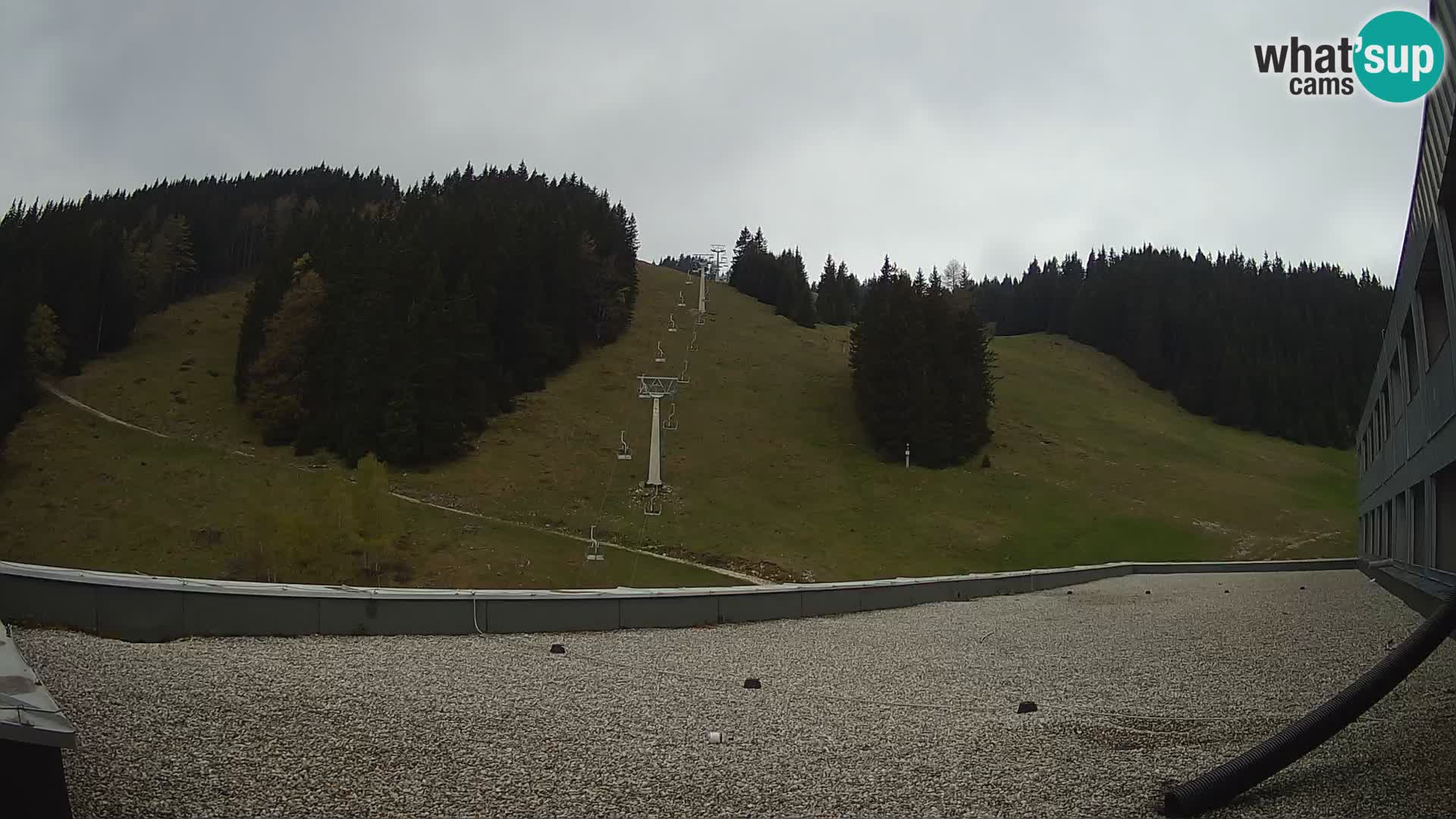 GOLTE Ski resort live webcam – view to Medvedjak – Slovenia
