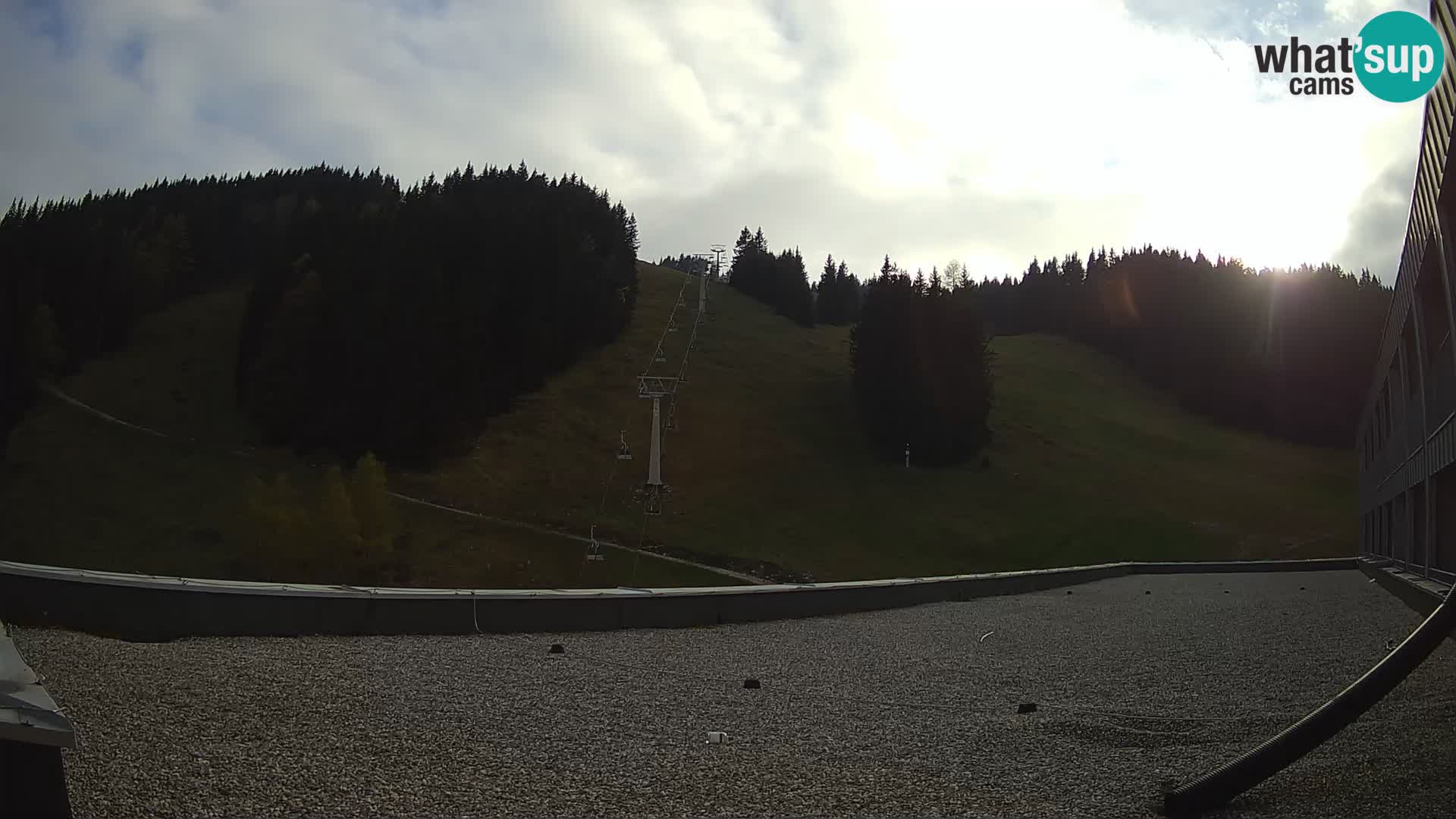 Webcam en direct de la station de ski de GOLTE – vue sur Medvedjak – Slovénie