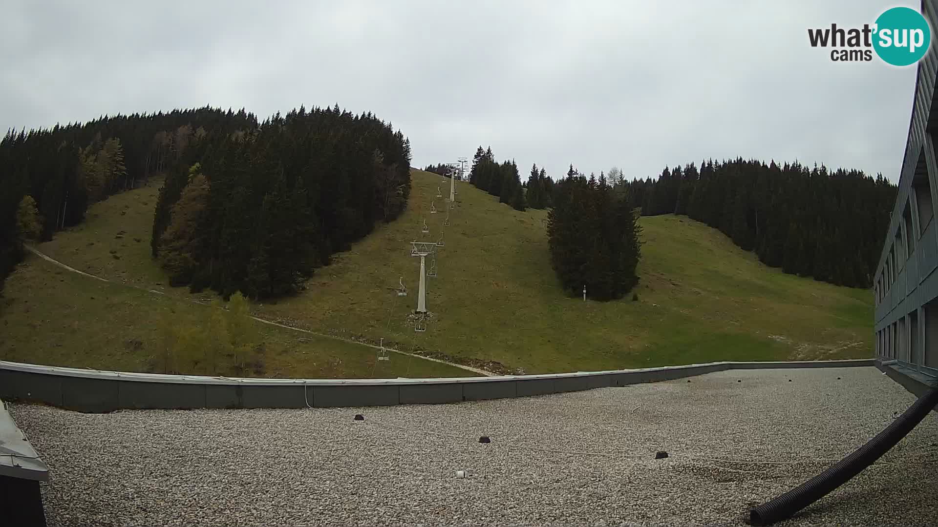 GOLTE Ski resort live webcam – view to Medvedjak – Slovenia