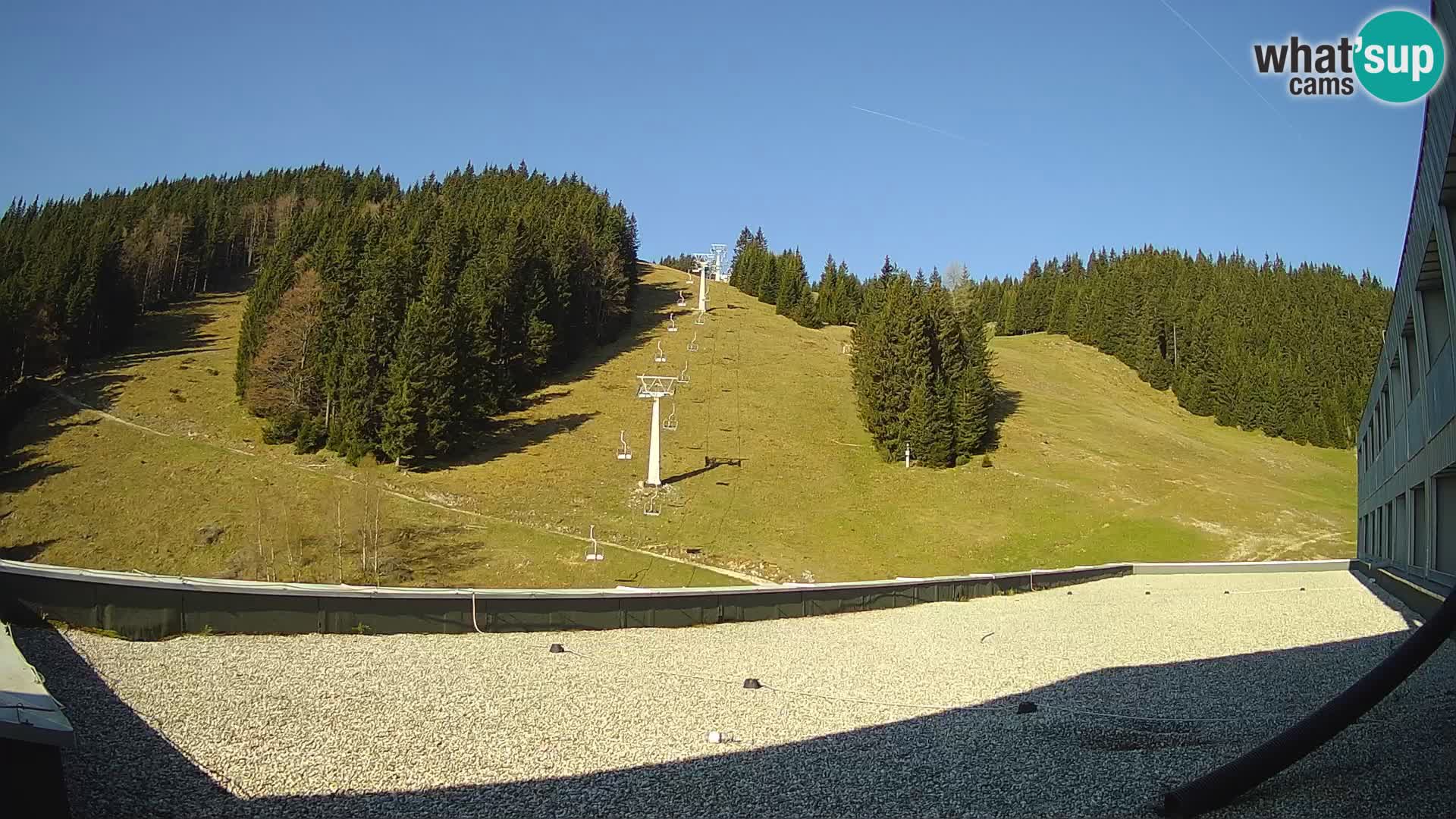 GOLTE Ski resort live webcam – view to Medvedjak – Slovenia
