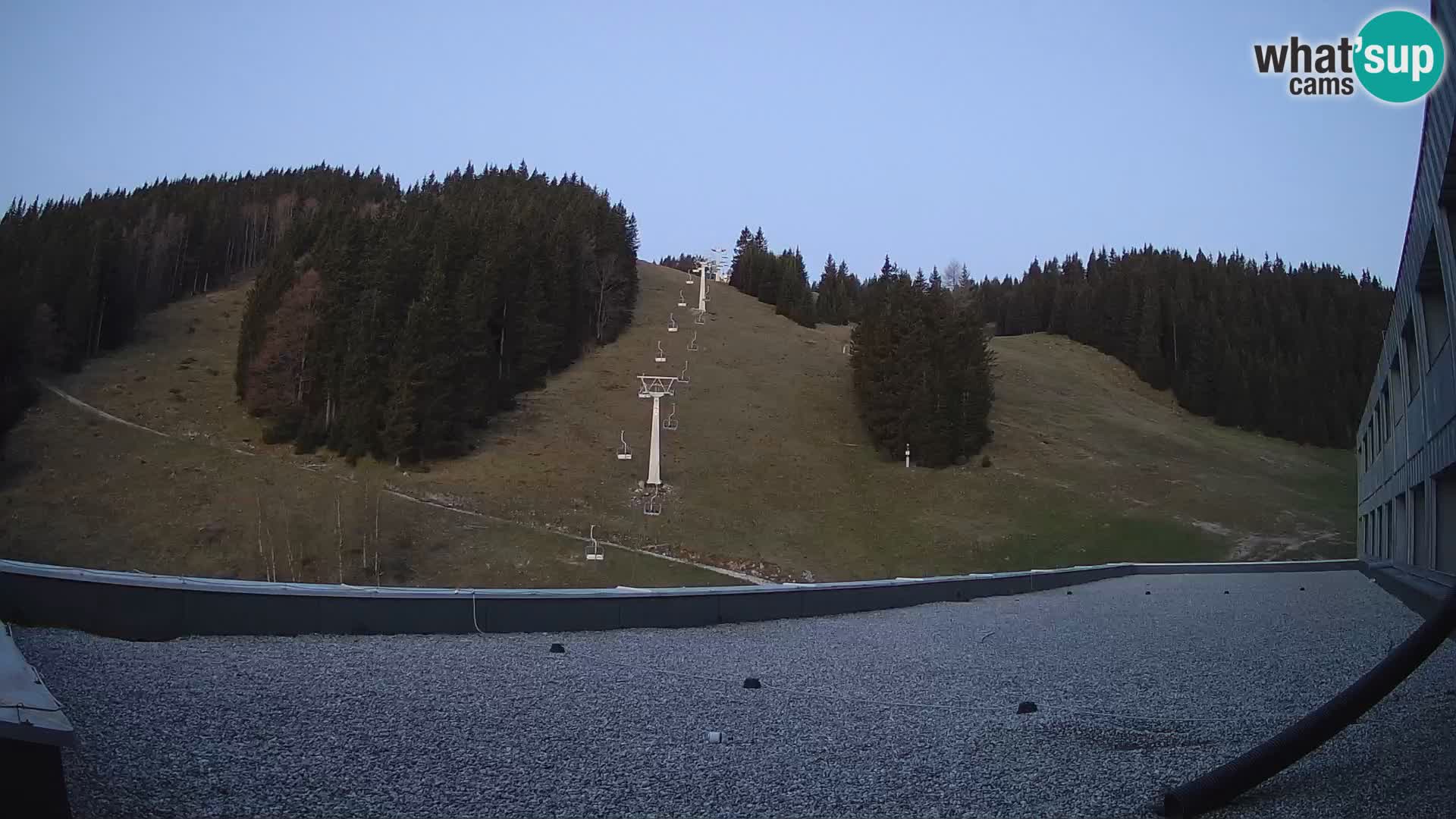 GOLTE Ski resort live webcam – view to Medvedjak – Slovenia