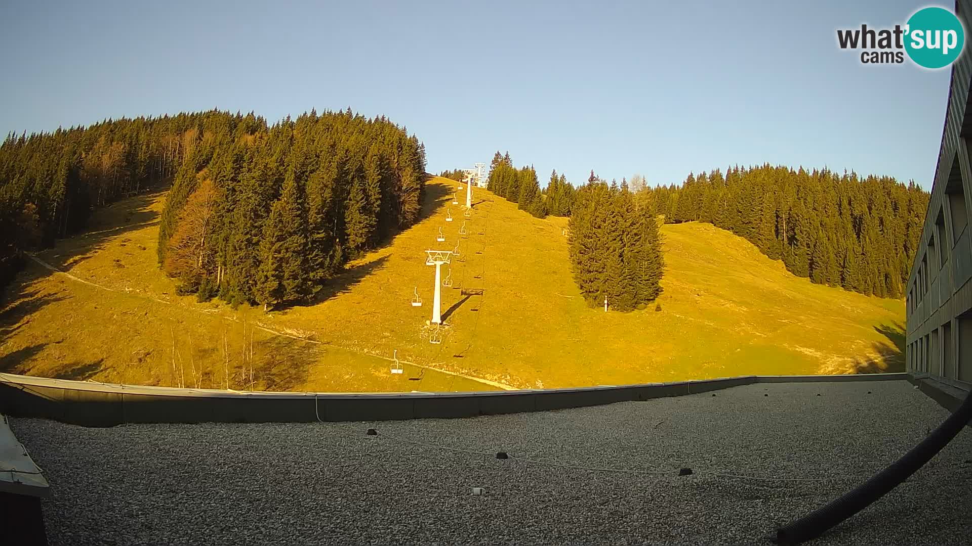 GOLTE Ski resort live webcam – view to Medvedjak – Slovenia