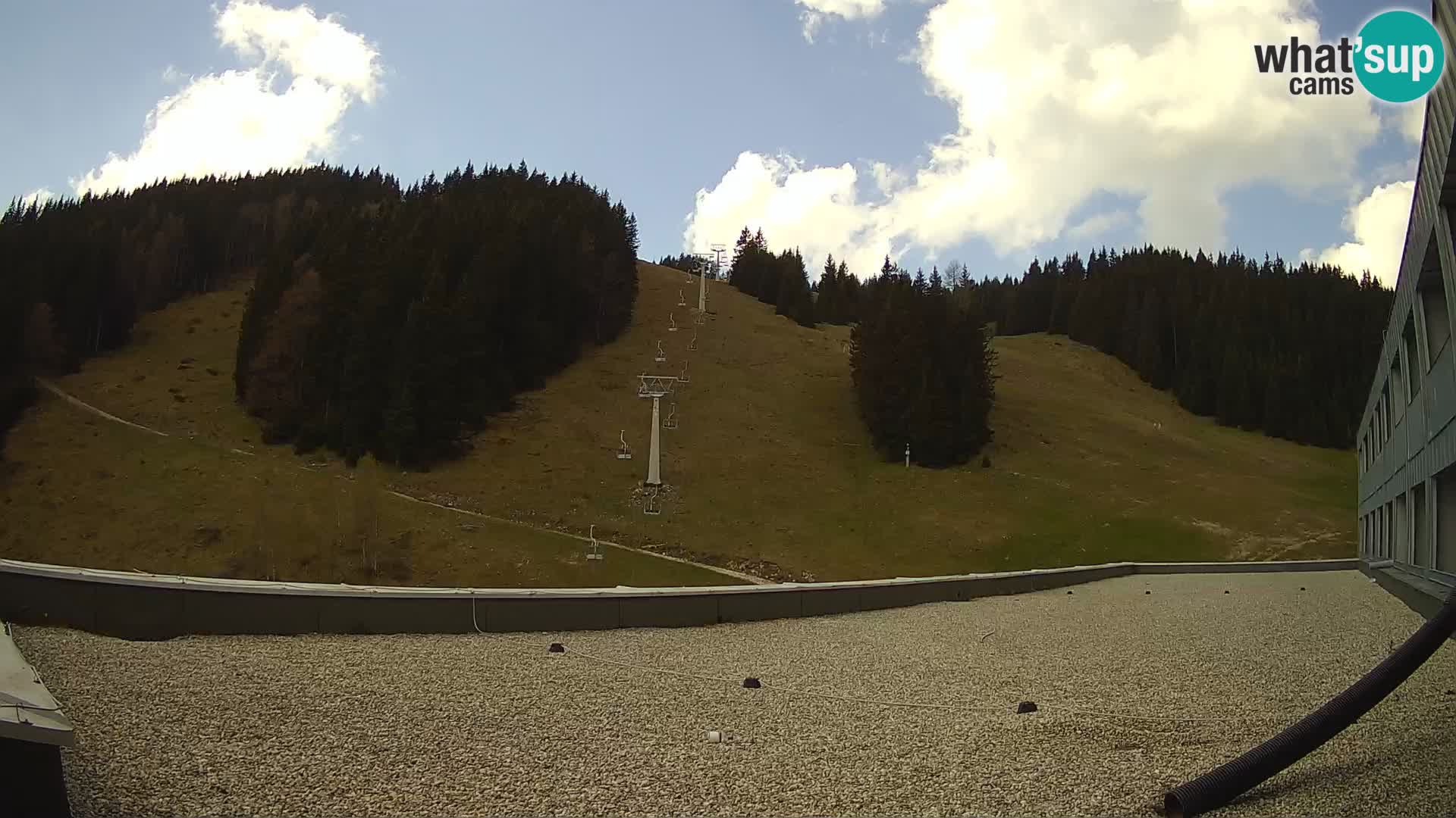 GOLTE Ski resort live webcam – view to Medvedjak – Slovenia