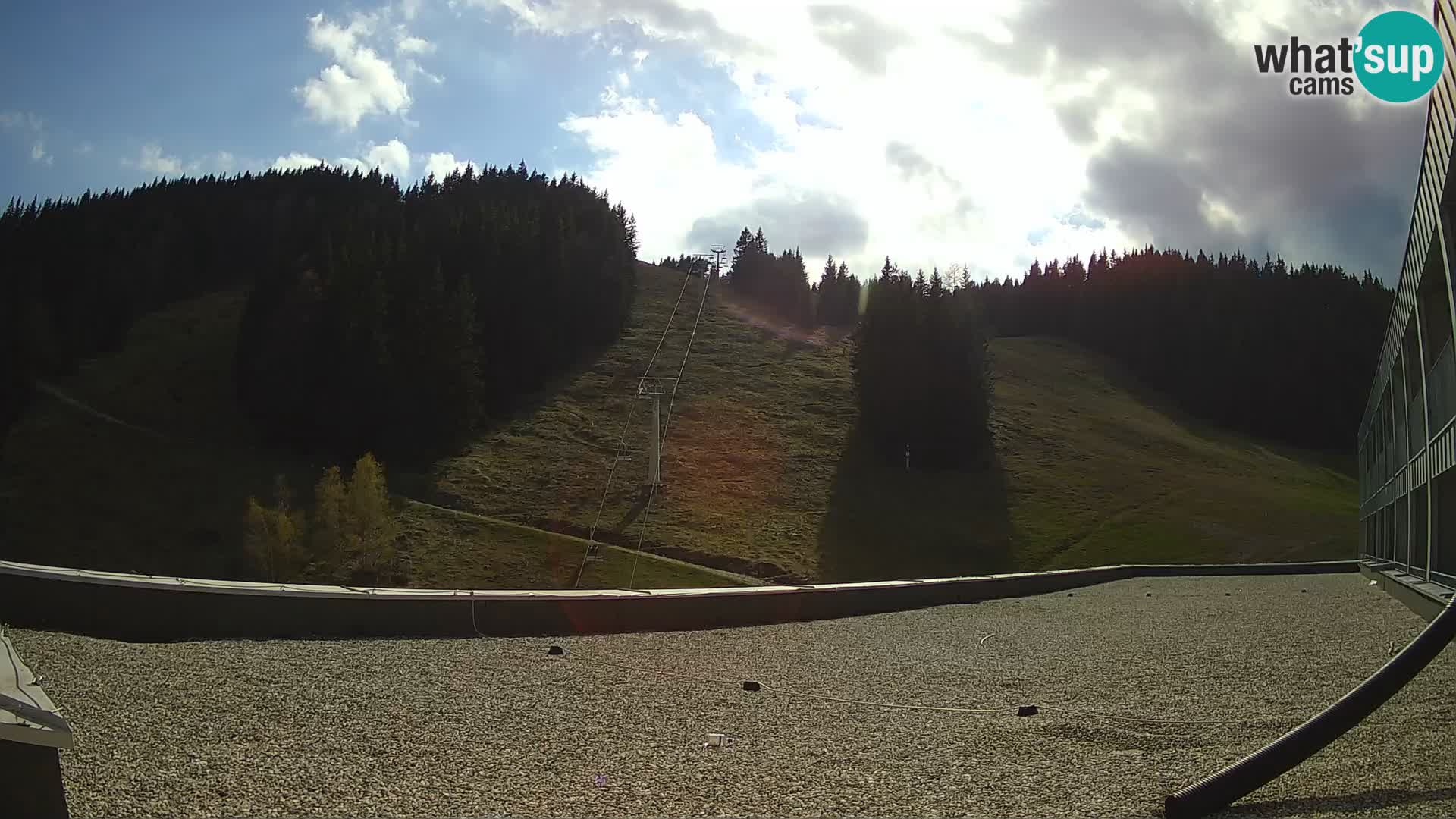 GOLTE Ski resort live webcam – view to Medvedjak – Slovenia