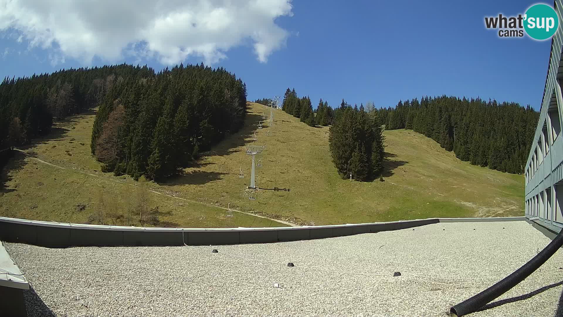 GOLTE Ski resort live webcam – view to Medvedjak – Slovenia