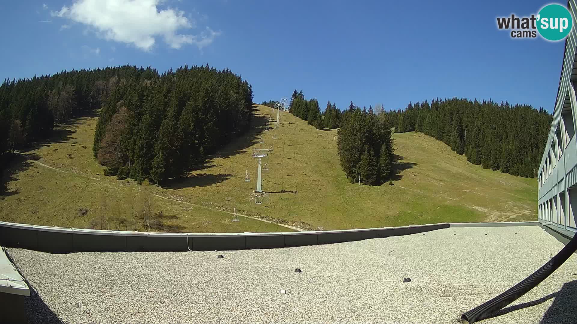 GOLTE Ski resort live webcam – view to Medvedjak – Slovenia