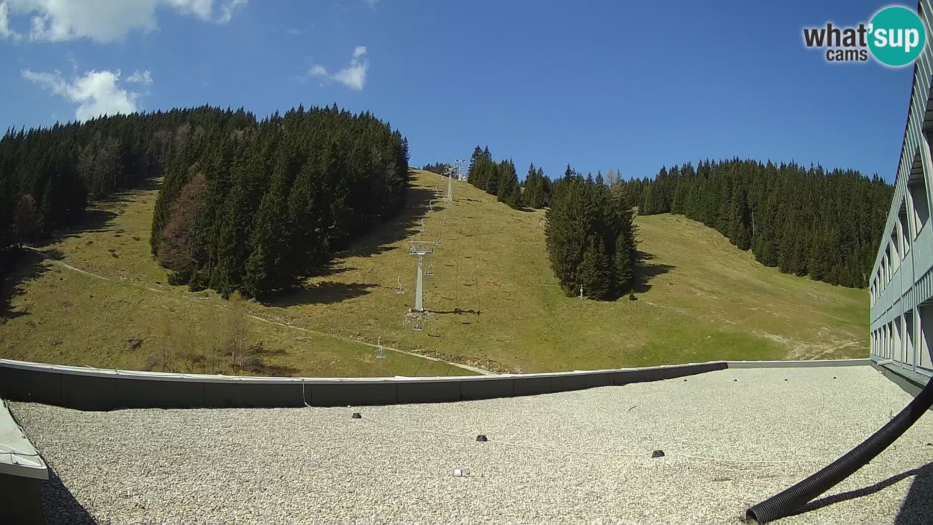 GOLTE Ski resort live webcam – view to Medvedjak – Slovenia