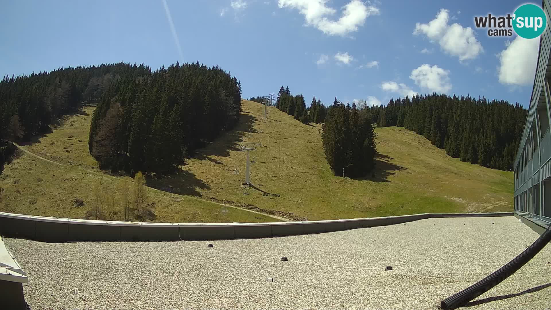 GOLTE Ski resort live webcam – view to Medvedjak – Slovenia