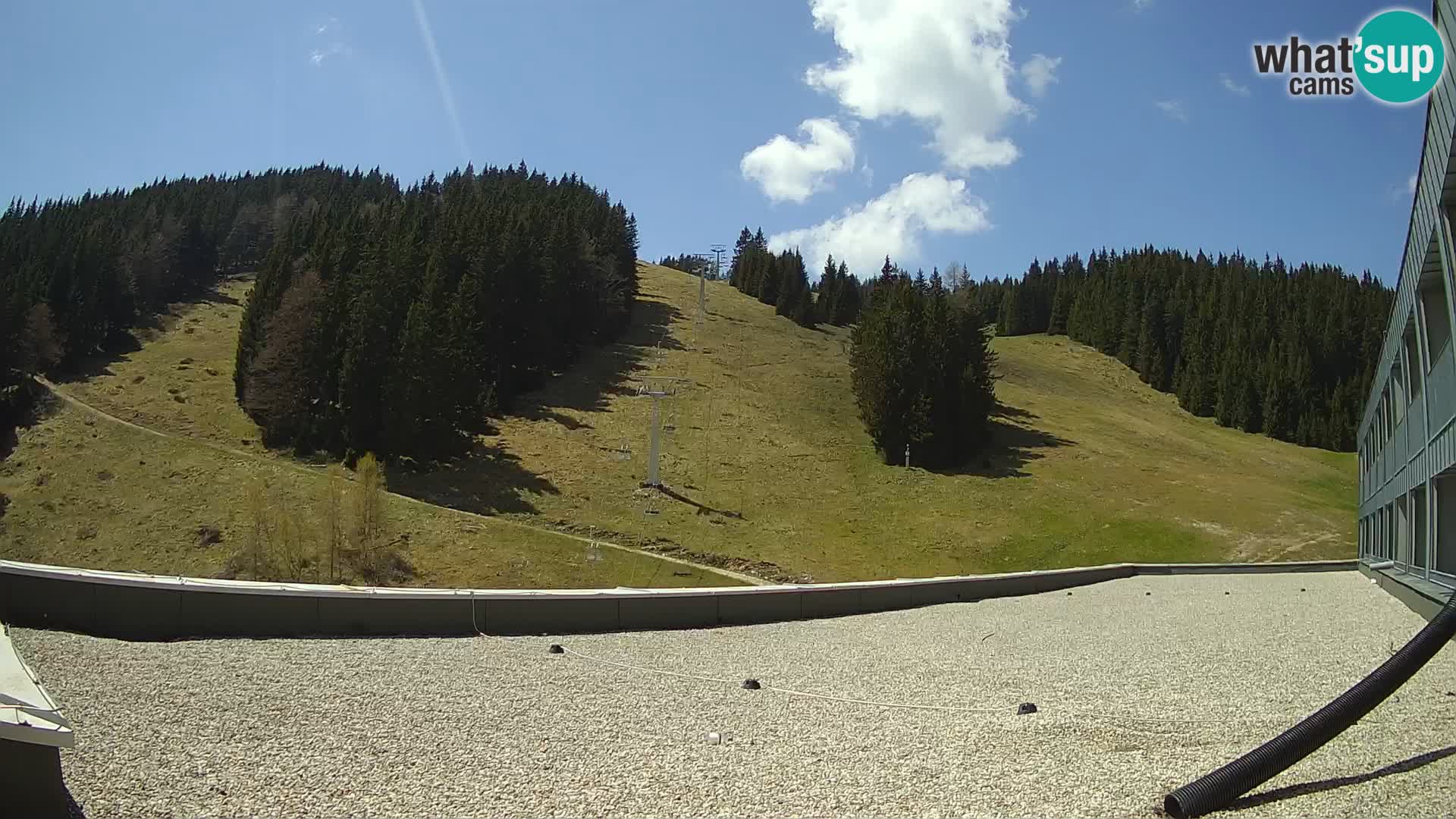 GOLTE skijalište web kamera – pogled na Medvedjak – Slovenija