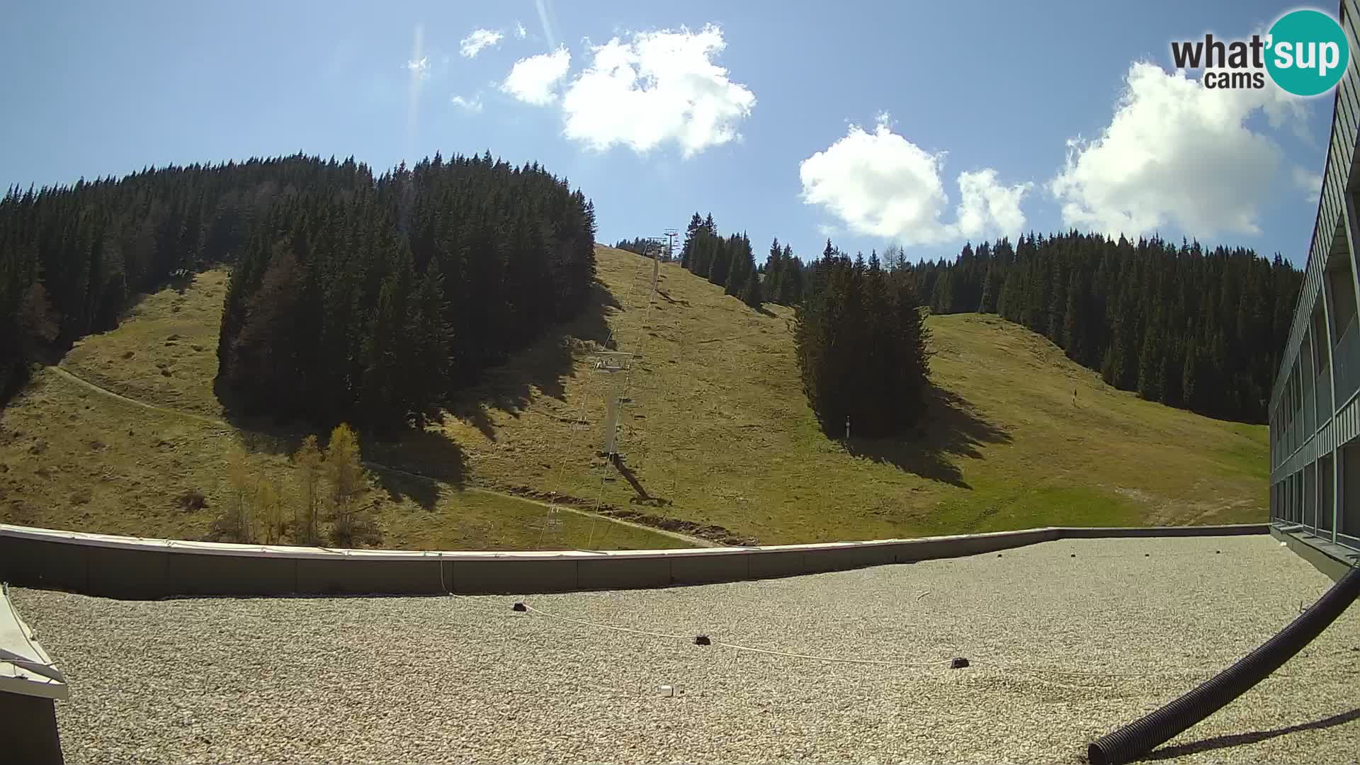 GOLTE Ski resort live webcam – view to Medvedjak – Slovenia