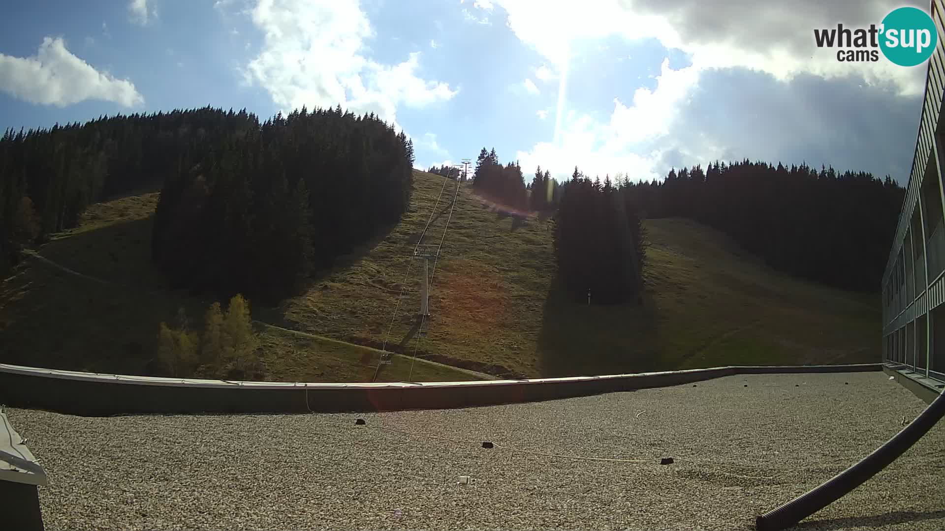 GOLTE Ski resort live webcam – view to Medvedjak – Slovenia