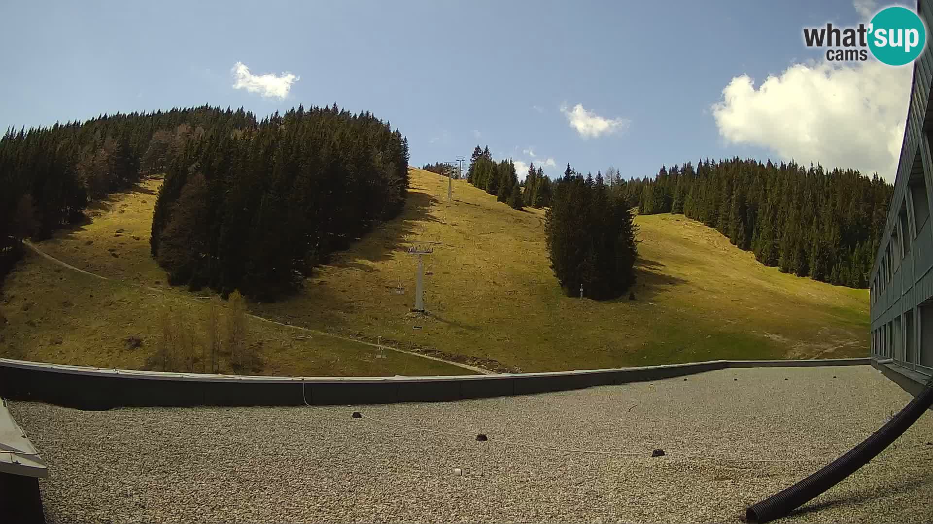 GOLTE Ski resort live webcam – view to Medvedjak – Slovenia