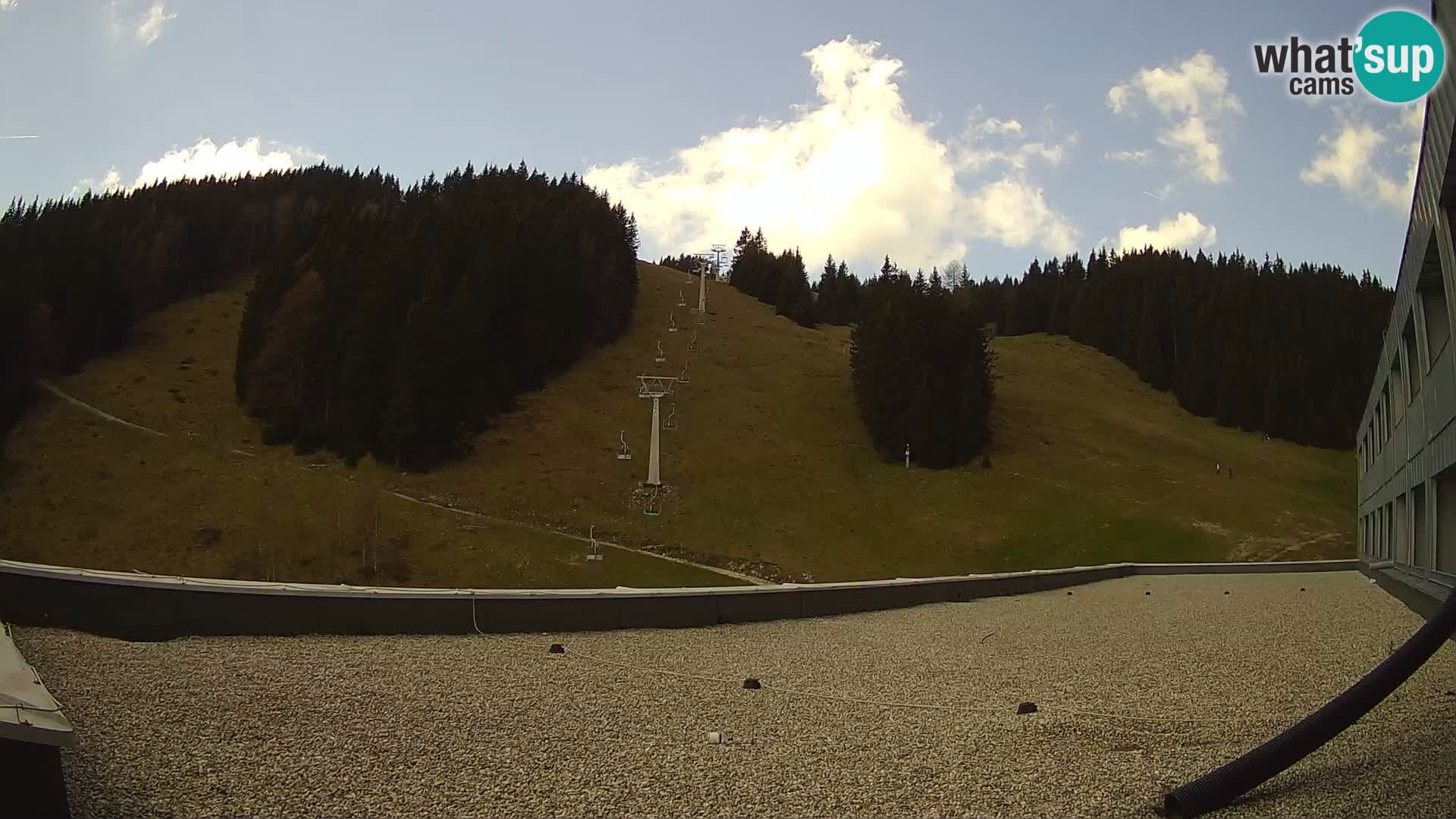 GOLTE Ski resort live webcam – view to Medvedjak – Slovenia