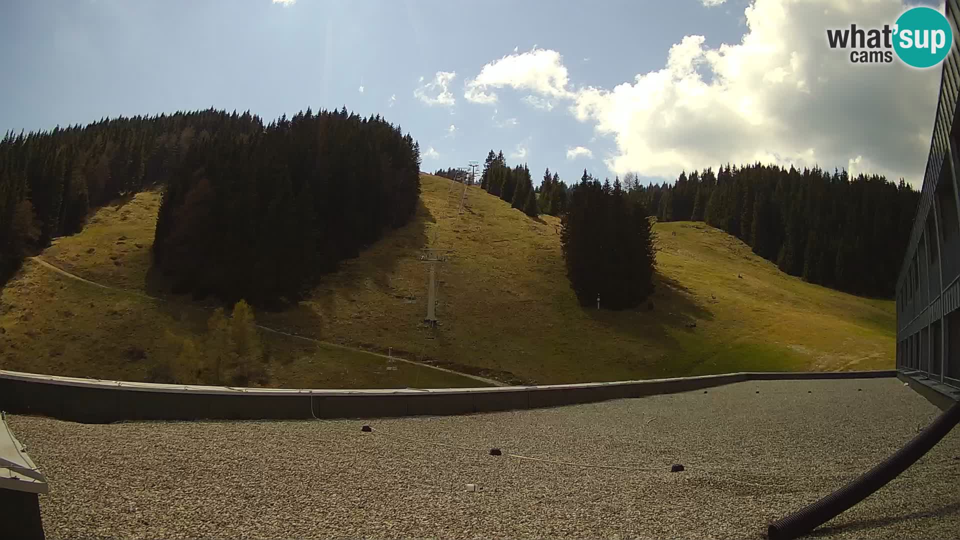 Cámara web en vivo de la estación de esquí GOLTE – vista a Medvedjak – Eslovenia