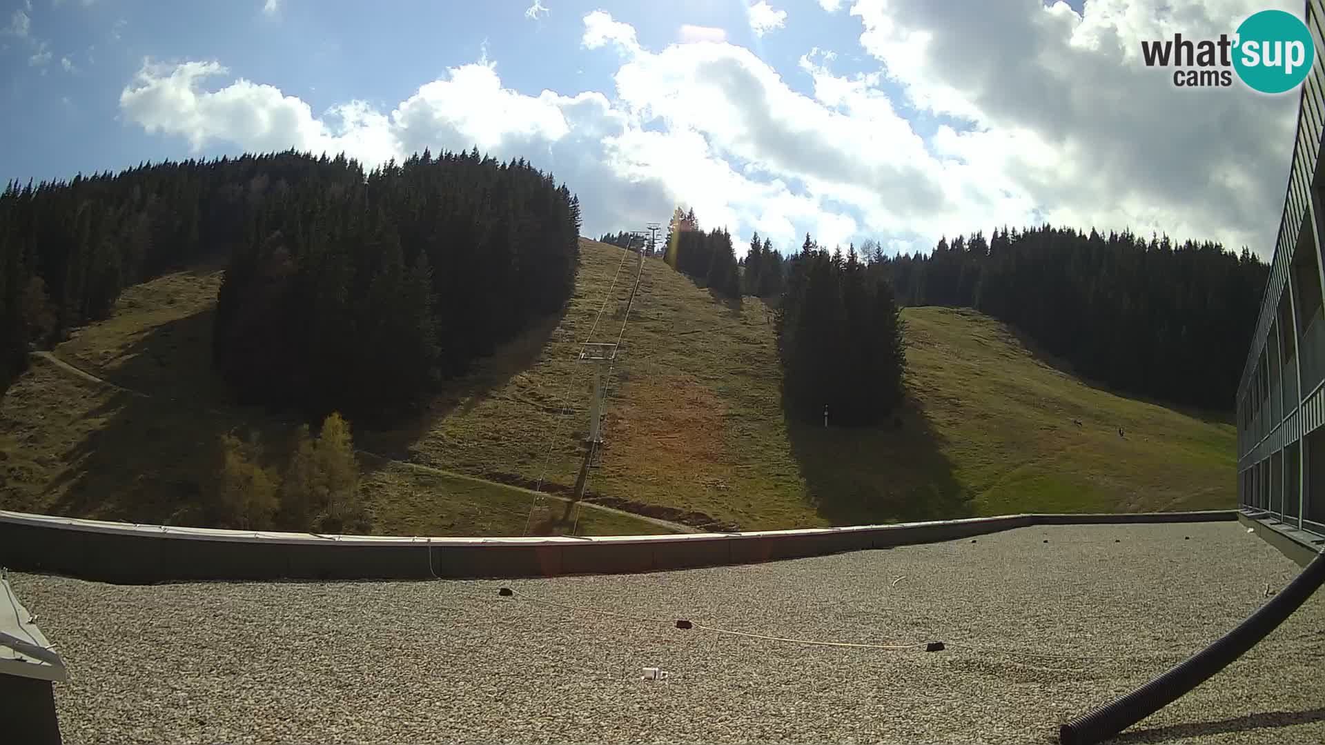 GOLTE skijalište web kamera – pogled na Medvedjak – Slovenija