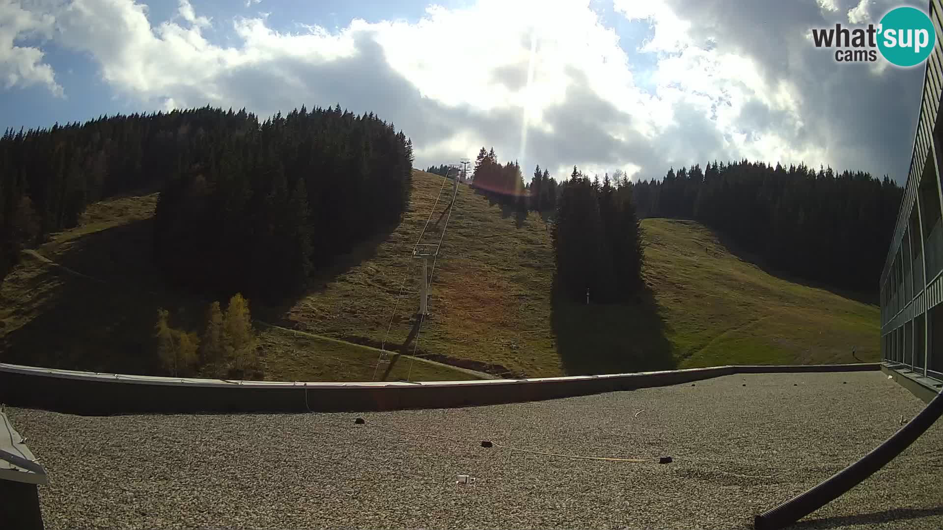 Cámara web en vivo de la estación de esquí GOLTE – vista a Medvedjak – Eslovenia