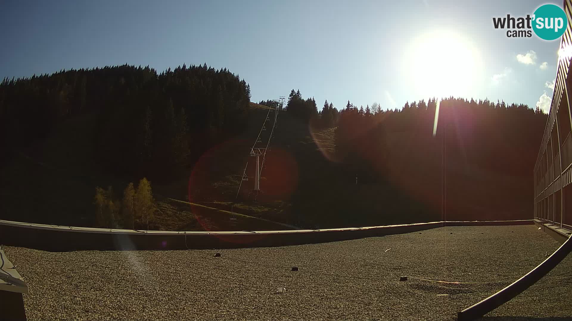 Cámara web en vivo de la estación de esquí GOLTE – vista a Medvedjak – Eslovenia