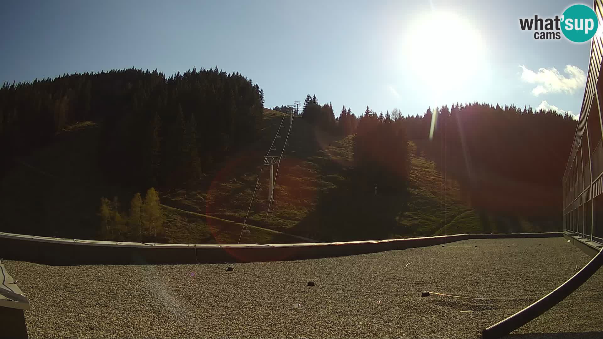 GOLTE skijalište web kamera – pogled na Medvedjak – Slovenija
