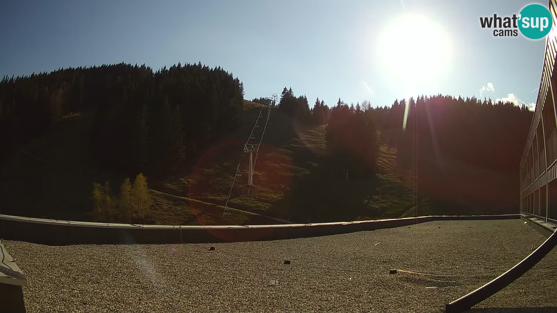 GOLTE skijalište web kamera – pogled na Medvedjak – Slovenija