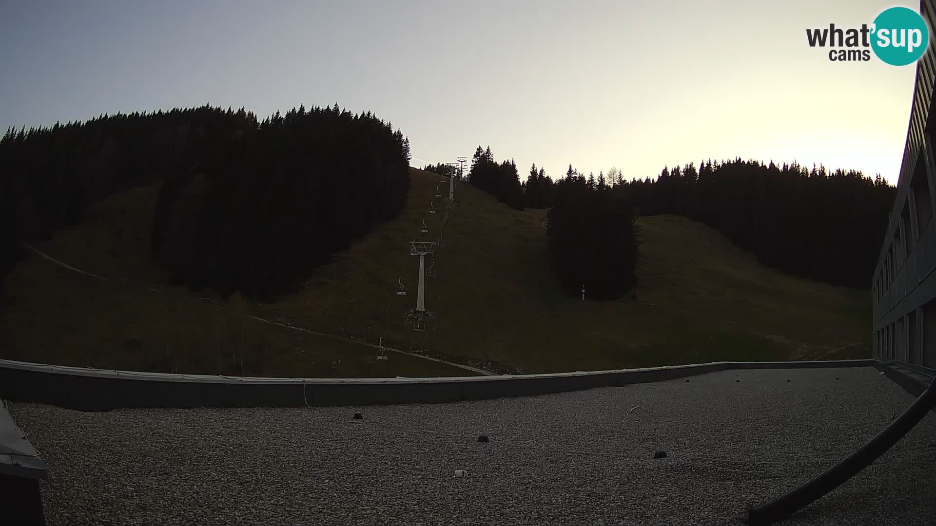 Cámara web en vivo de la estación de esquí GOLTE – vista a Medvedjak – Eslovenia