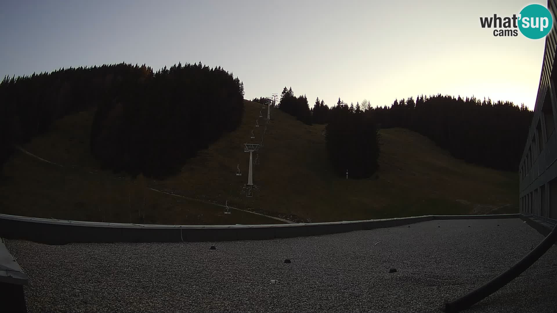 Cámara web en vivo de la estación de esquí GOLTE – vista a Medvedjak – Eslovenia