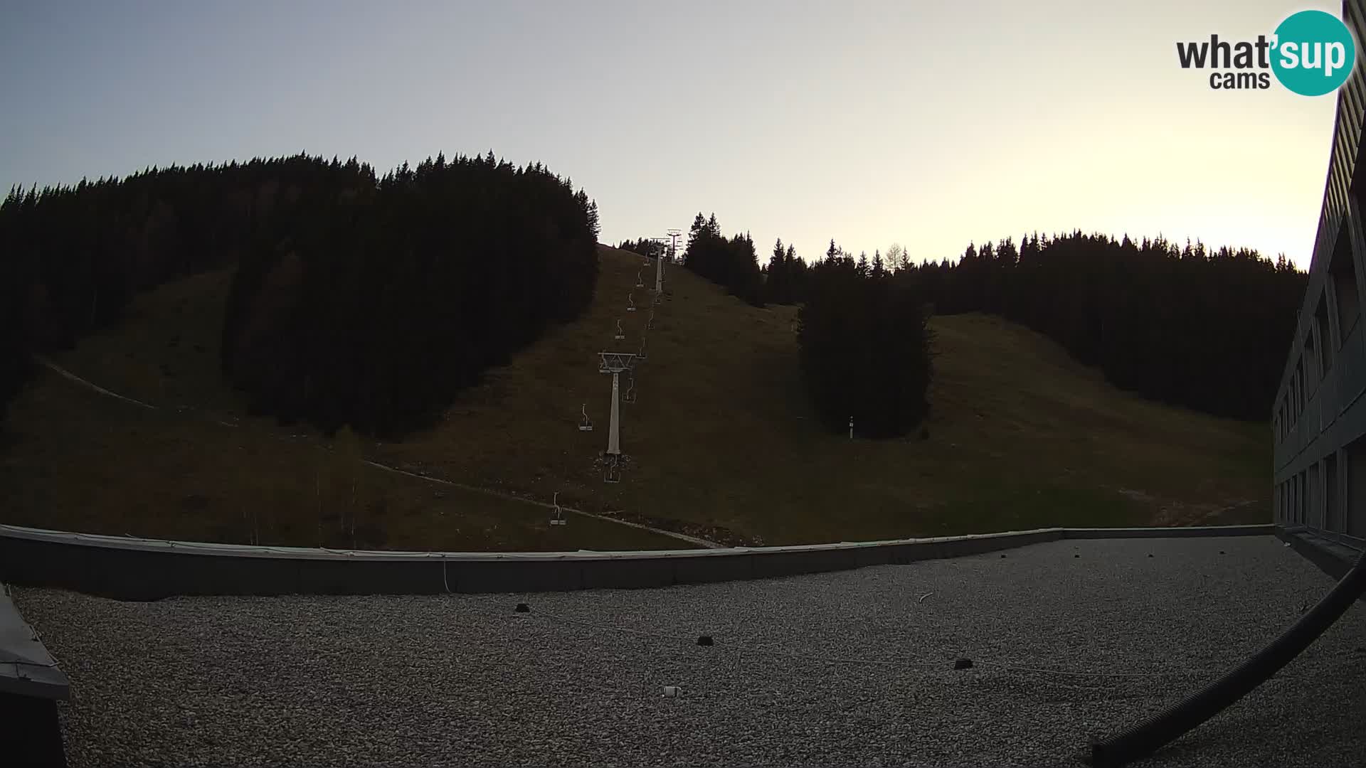 Webcam en direct de la station de ski de GOLTE – vue sur Medvedjak – Slovénie
