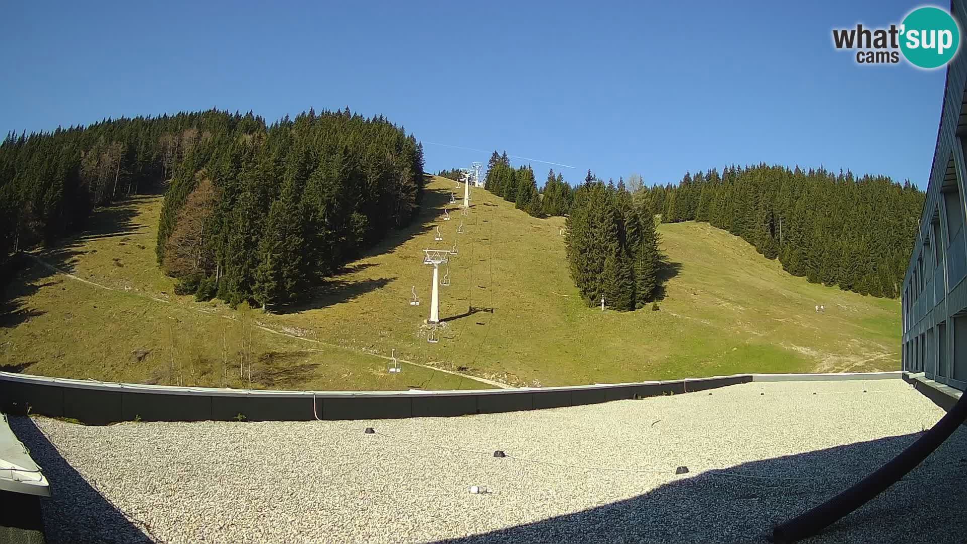 GOLTE Ski resort live webcam – view to Medvedjak – Slovenia