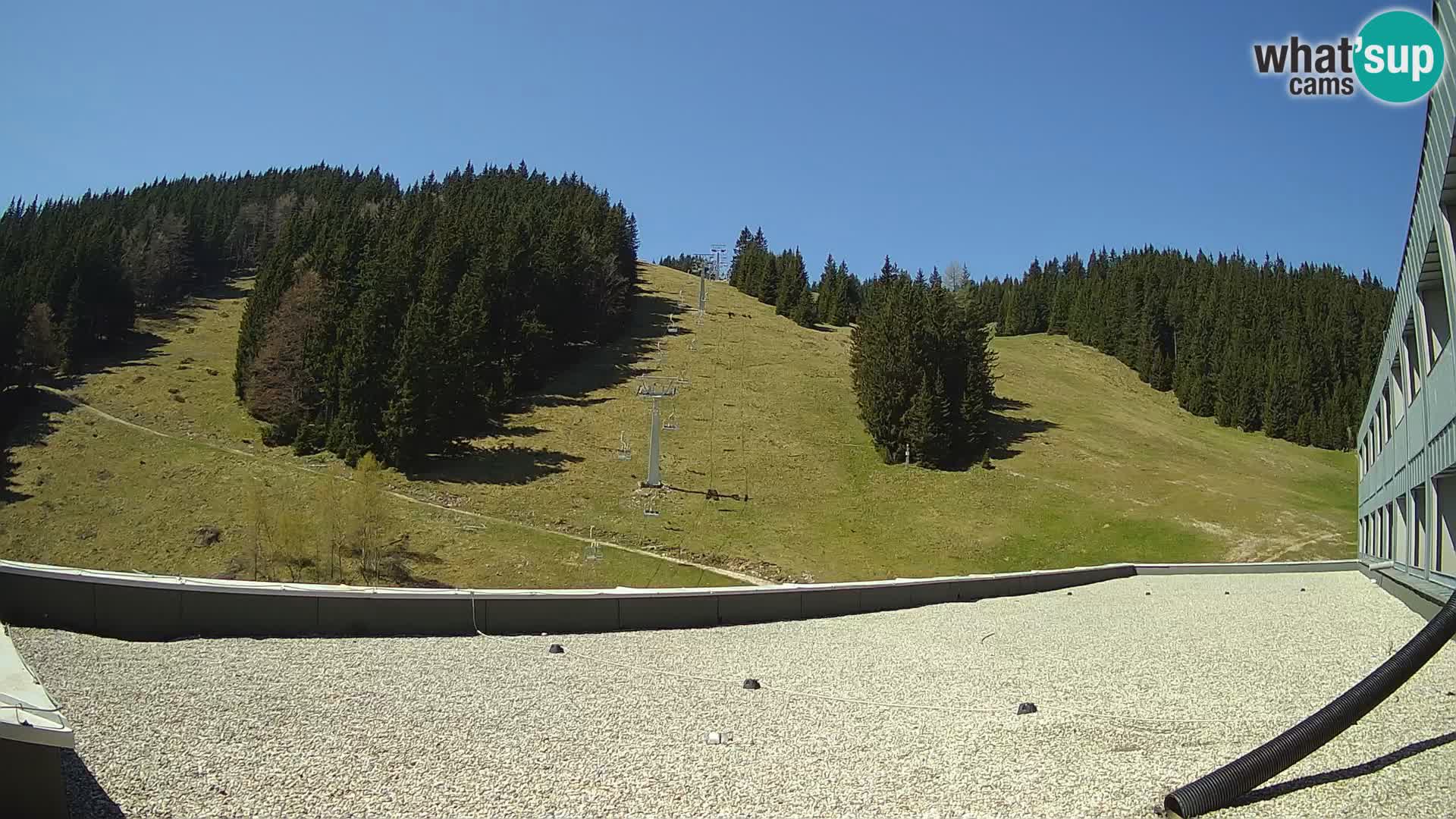 GOLTE Skigebiet webcam – Schöne Aussicht auf Medvedjak – Slowenien