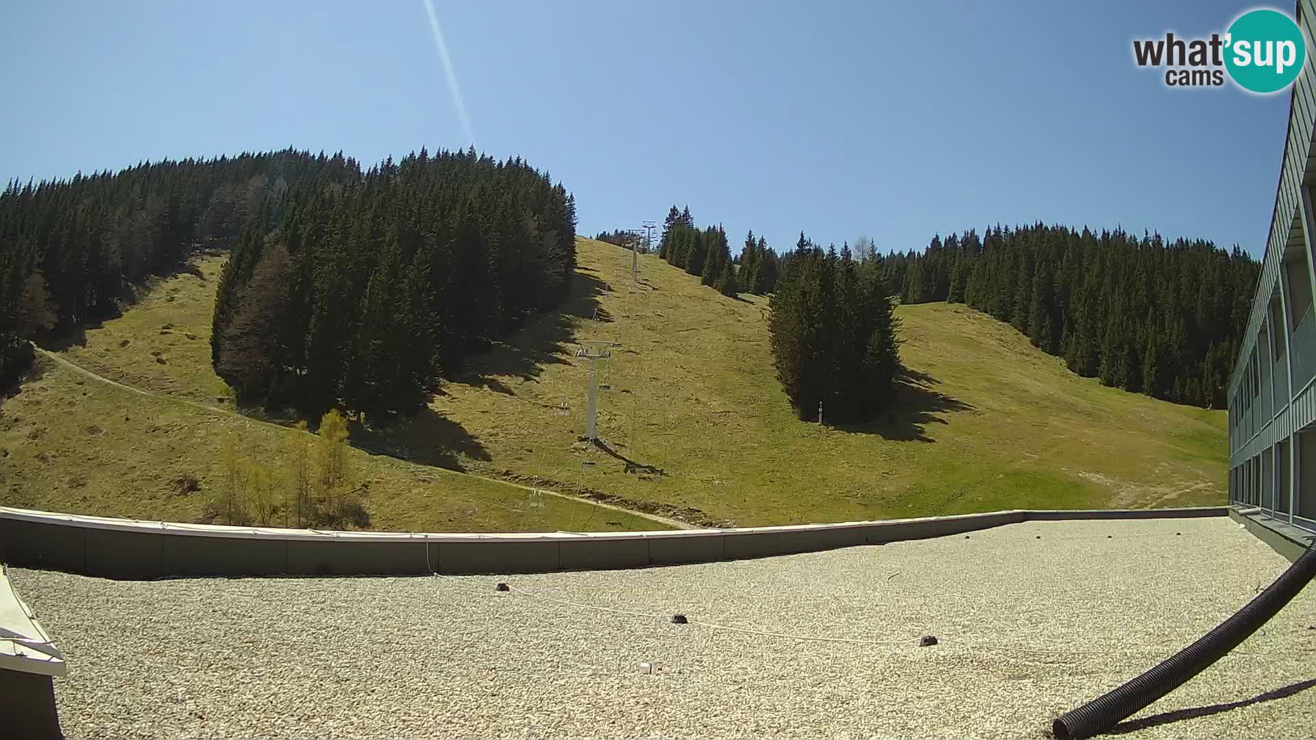 GOLTE Skigebiet webcam – Schöne Aussicht auf Medvedjak – Slowenien
