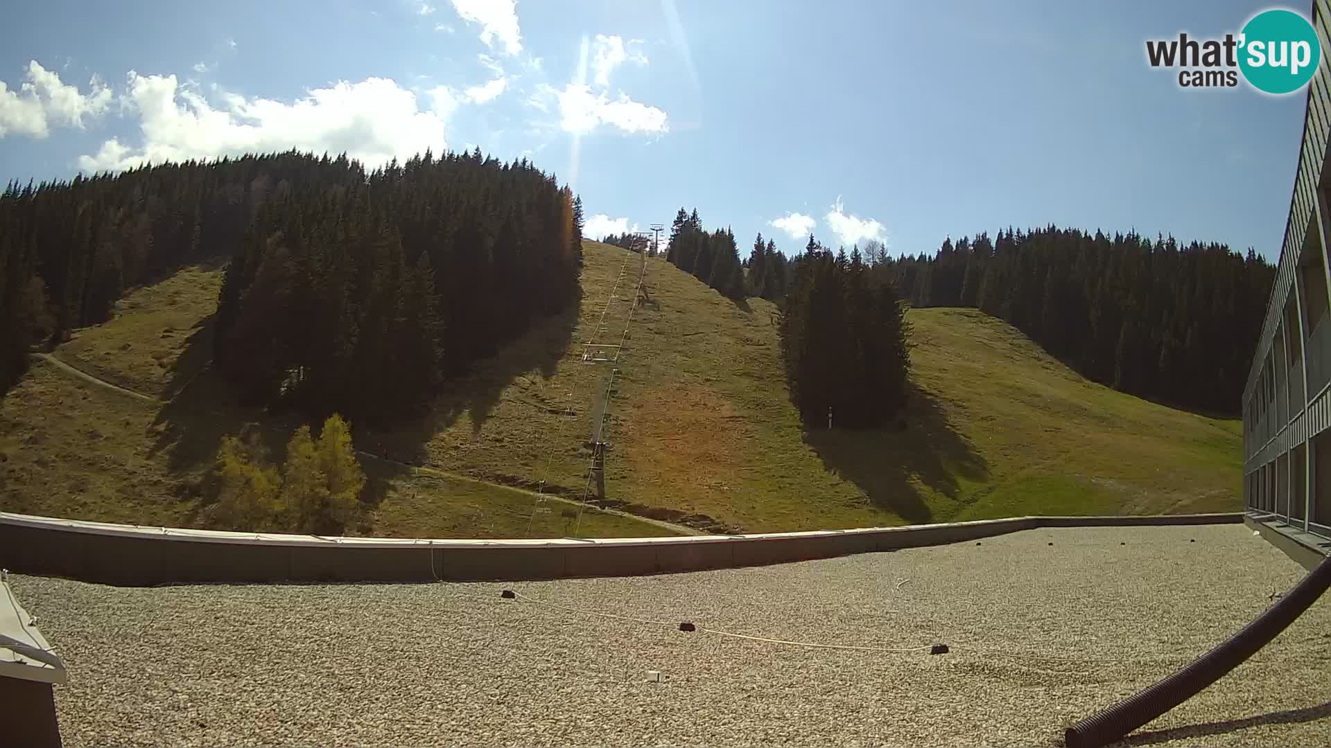 Webcam en direct de la station de ski de GOLTE – vue sur Medvedjak – Slovénie