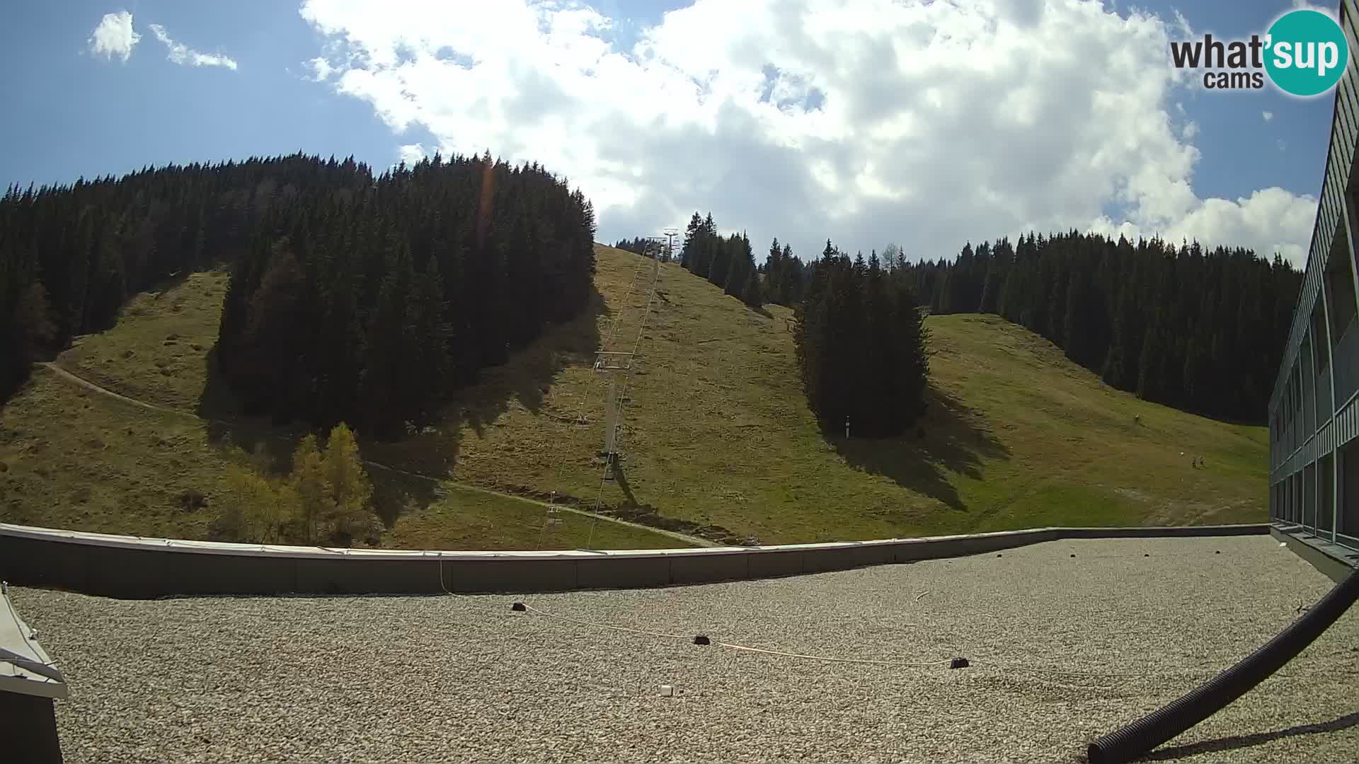 Cámara web en vivo de la estación de esquí GOLTE – vista a Medvedjak – Eslovenia