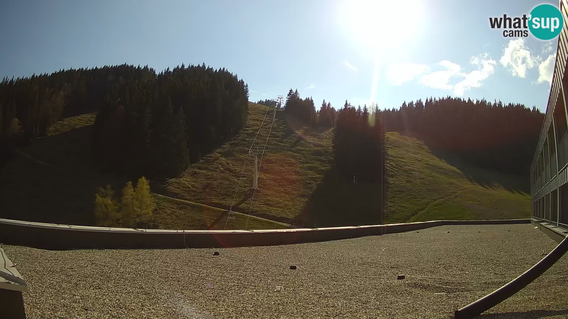 GOLTE Ski resort live webcam – view to Medvedjak – Slovenia