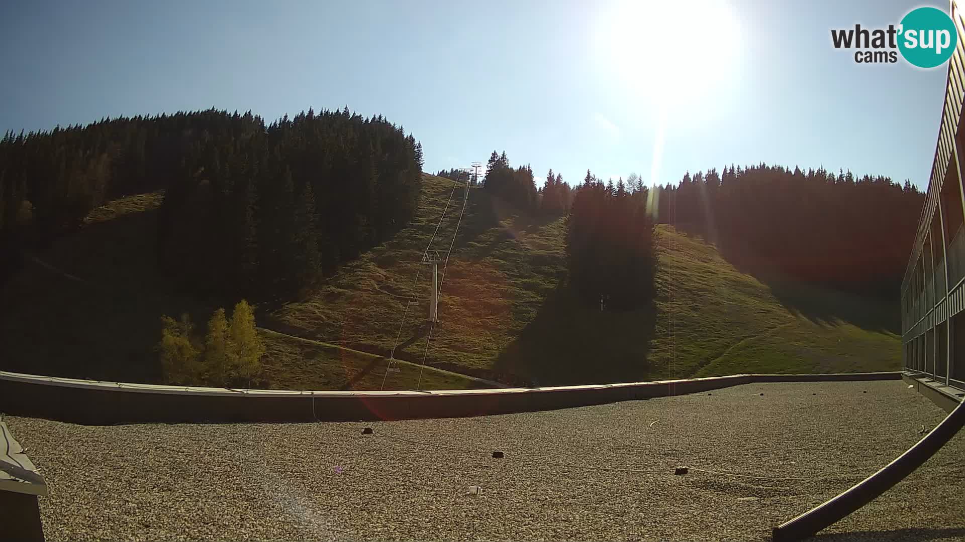 GOLTE Ski resort live webcam – view to Medvedjak – Slovenia