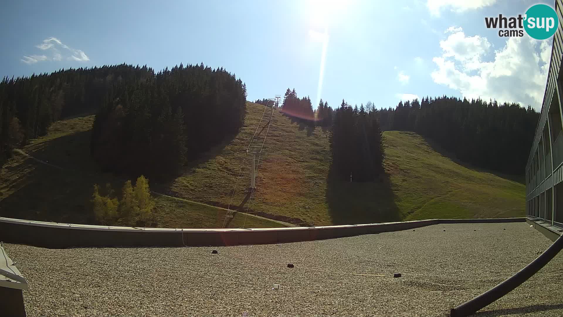 GOLTE Ski resort live webcam – view to Medvedjak – Slovenia