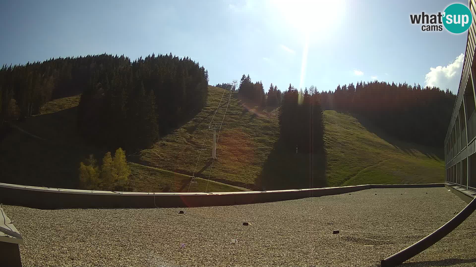 GOLTE Ski resort live webcam – view to Medvedjak – Slovenia