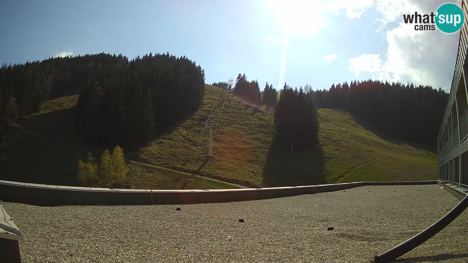 GOLTE skijalište web kamera – pogled na Medvedjak – Slovenija